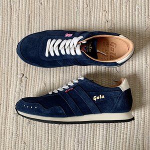 Gola Men's Track Suede 317 sneakers - navy, US 8